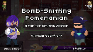 Bomb Sniffing Pommeranian - stinkbug & coda