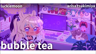 Arisa Tsukimiya's intro: bubble tea